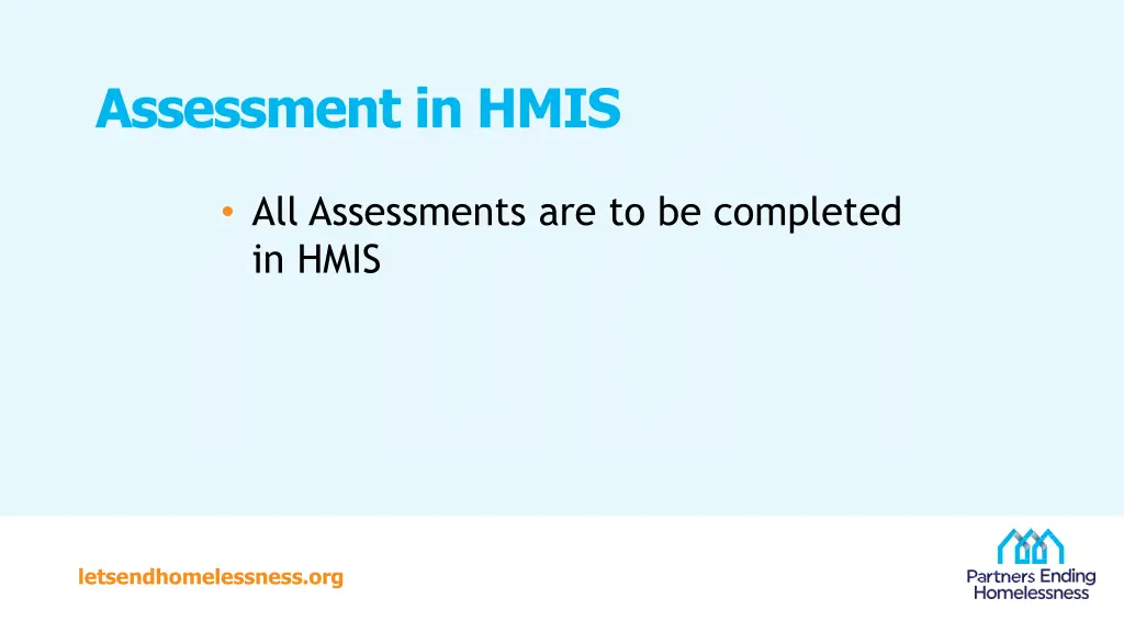 assessment in hmis