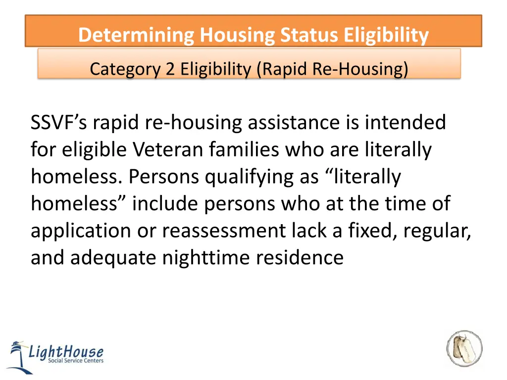 determining housing status eligibility 1