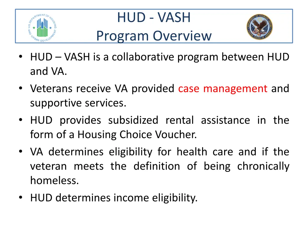 hud vash program overview