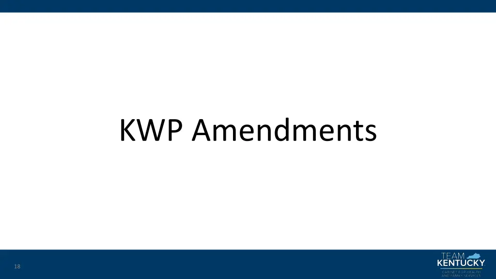 kwp amendments