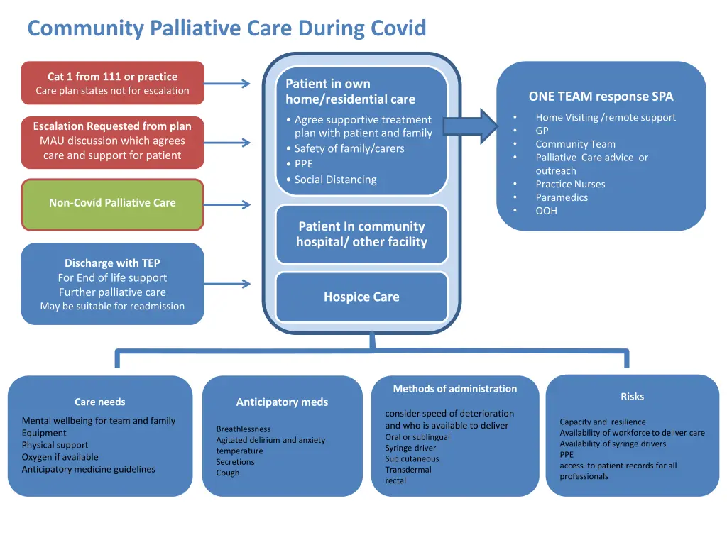 community palliative care during covid