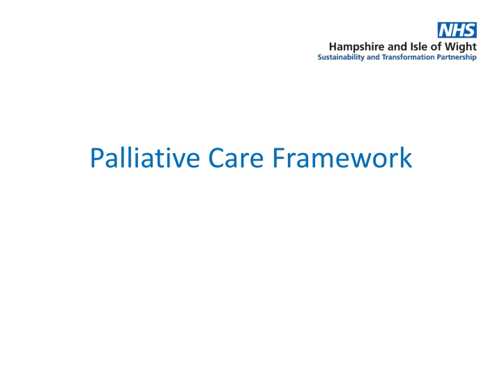 palliative care framework