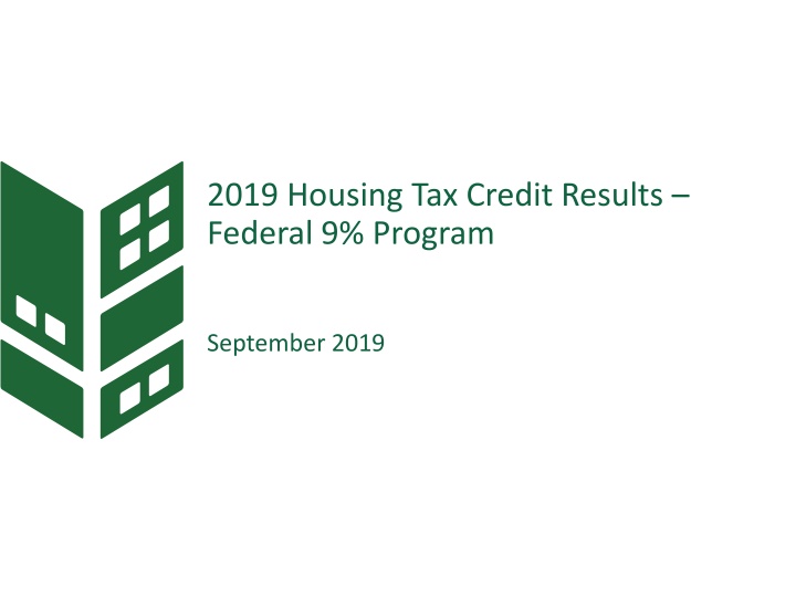 2019 housing tax credit results federal 9 program