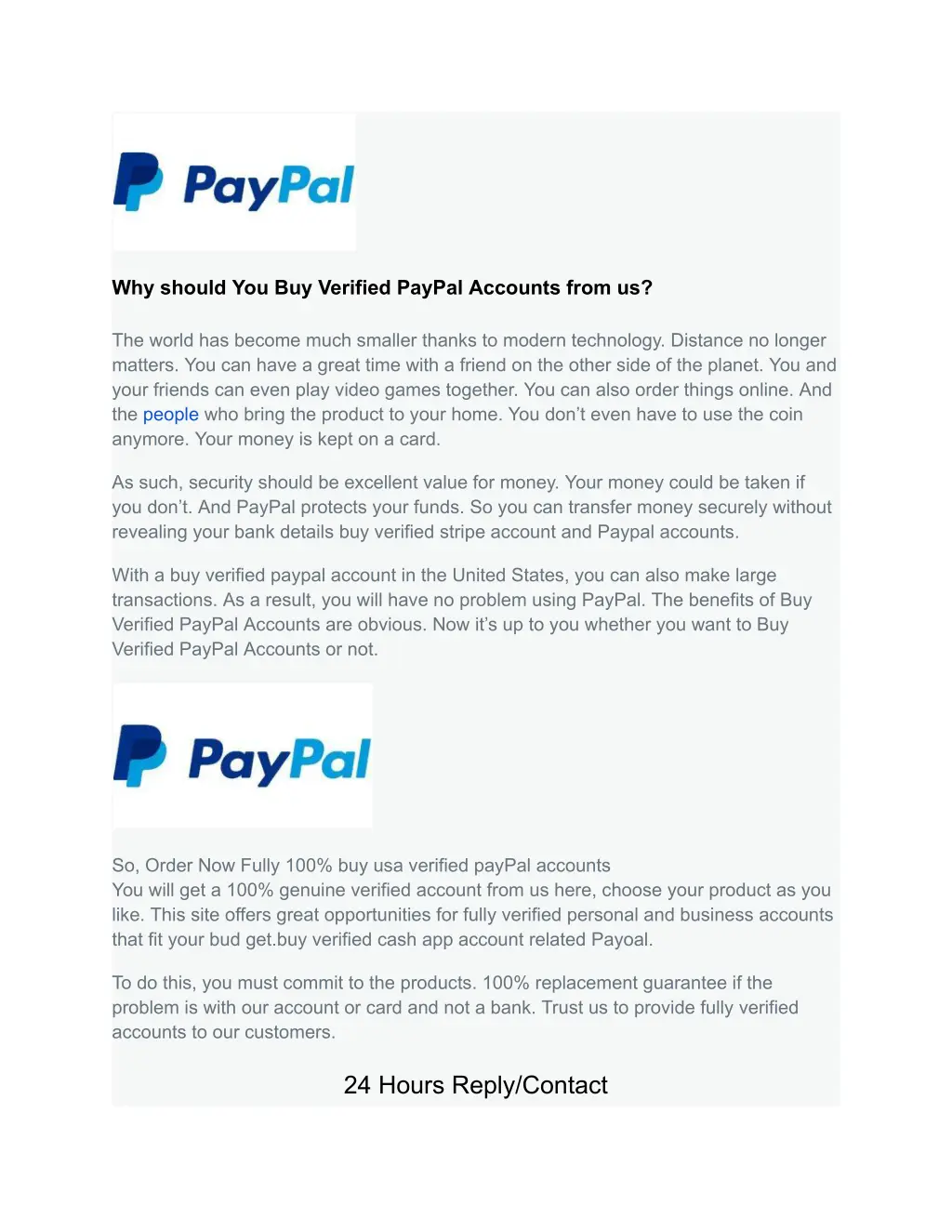 why should you buy verified paypal accounts from