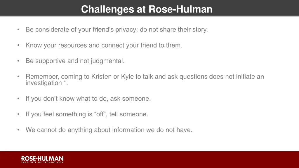 challenges at rose hulman 1