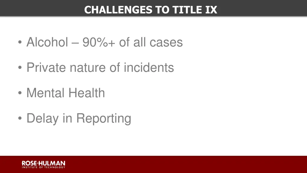 challenges to title ix