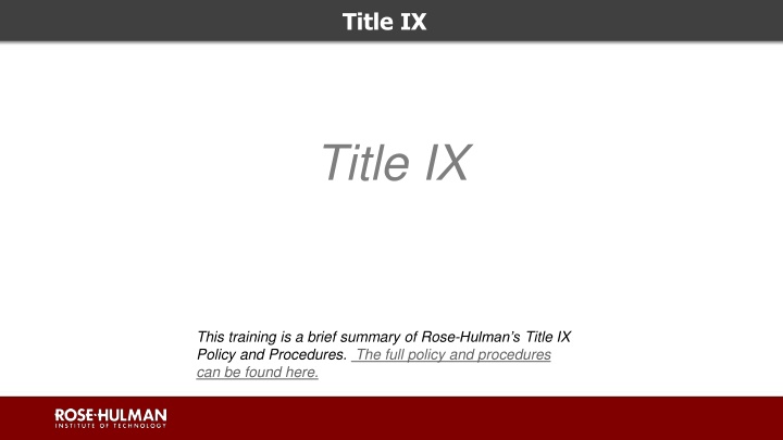 title ix