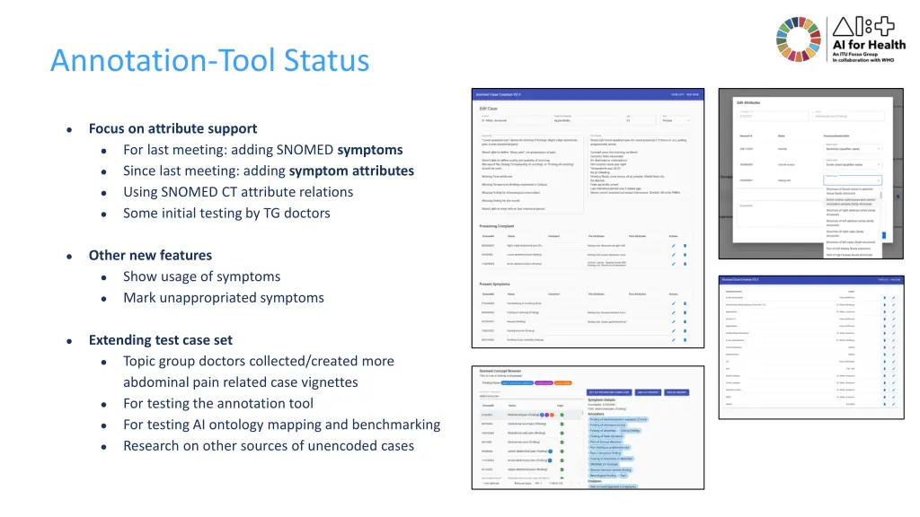 annotation tool status