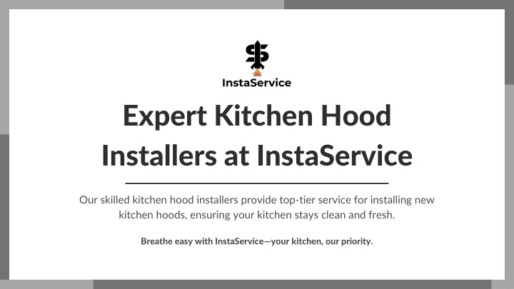 expert kitchen hood installers at instaservice