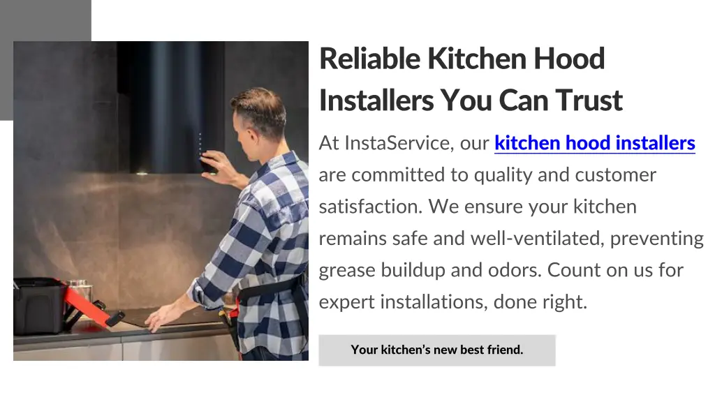 reliable kitchen hood installers you can trust