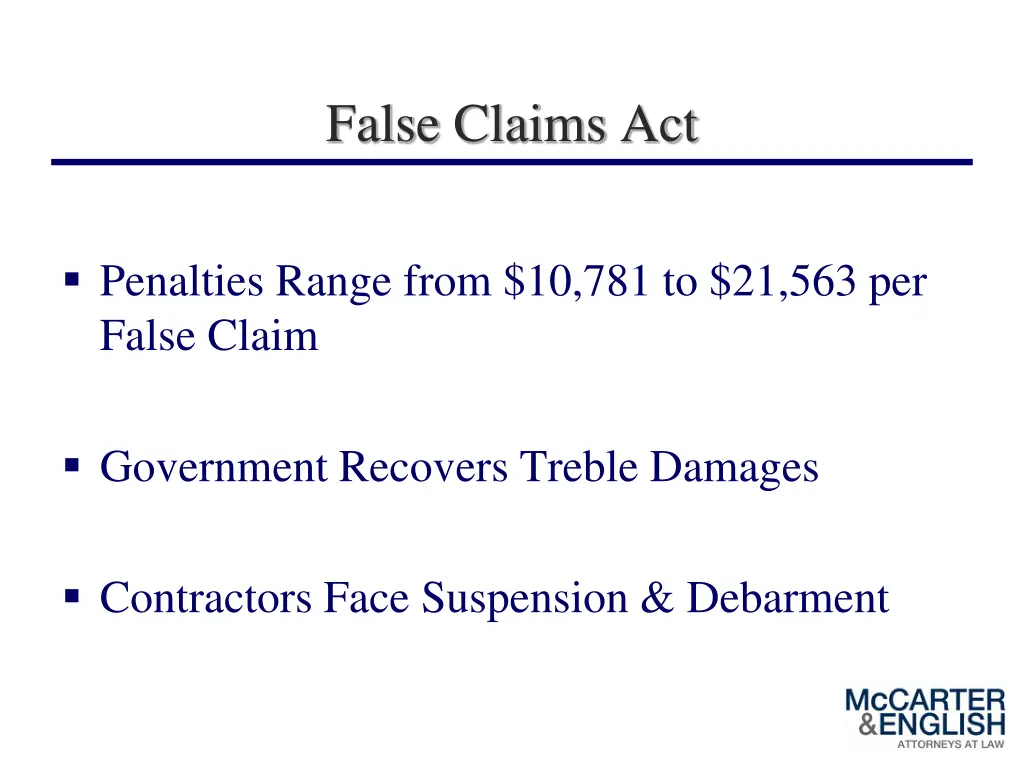 false claims act 2