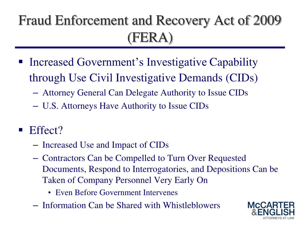 fraud enforcement and recovery act of 2009 fera 1