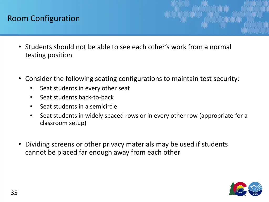 room configuration