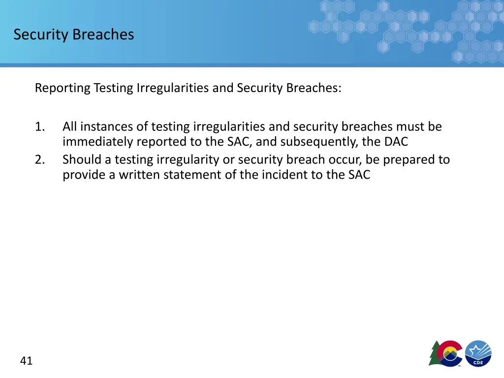 security breaches