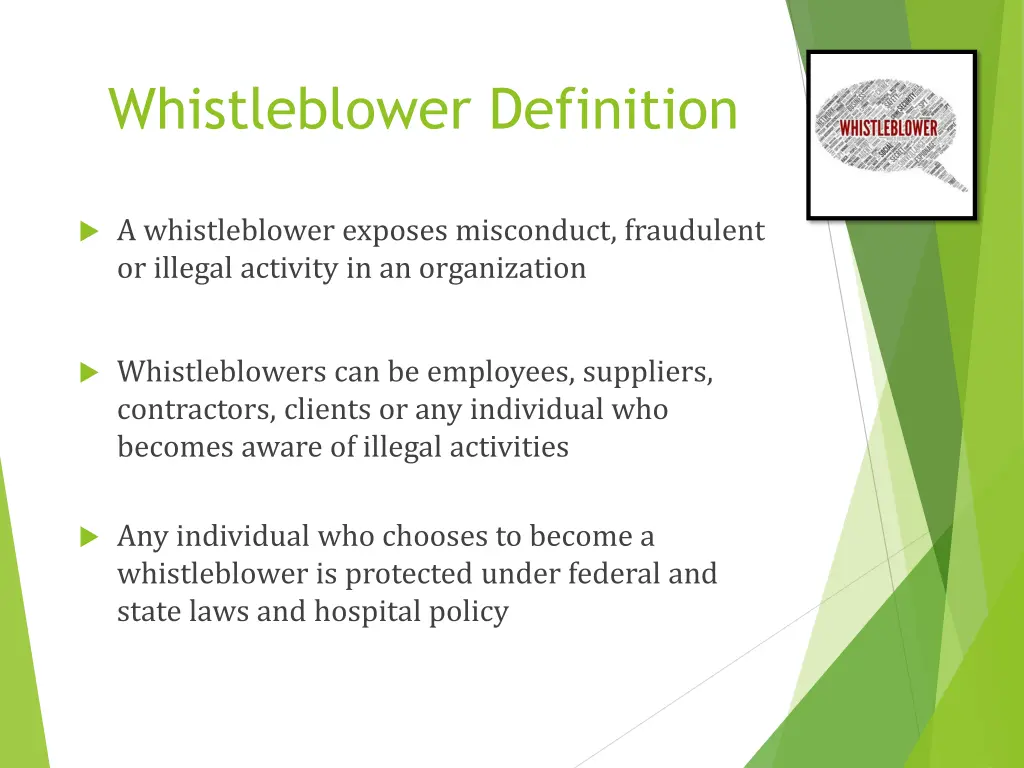 whistleblower definition