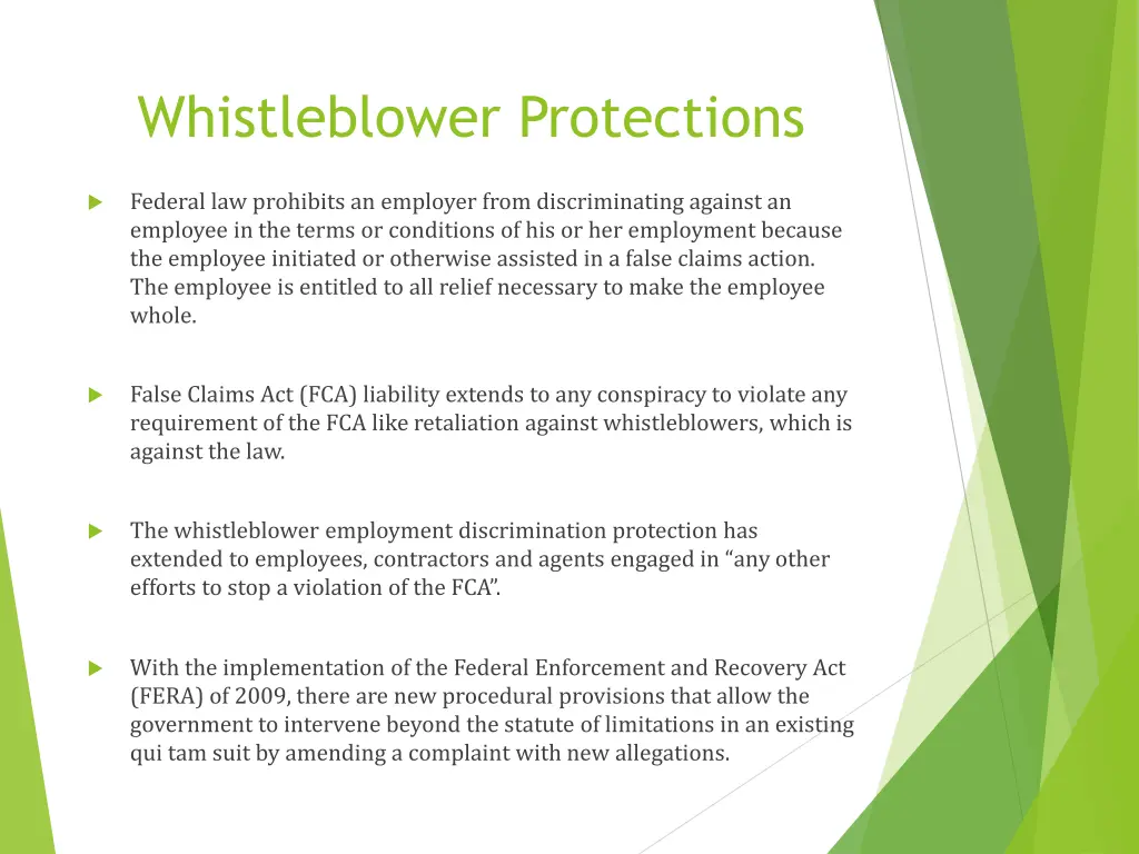 whistleblower protections 1