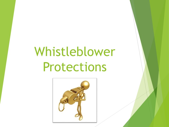 whistleblower protections