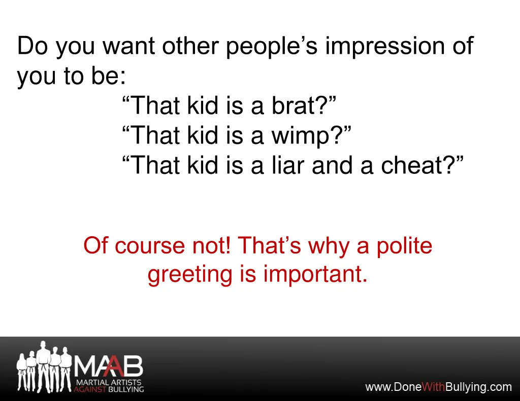do you want other people s impression