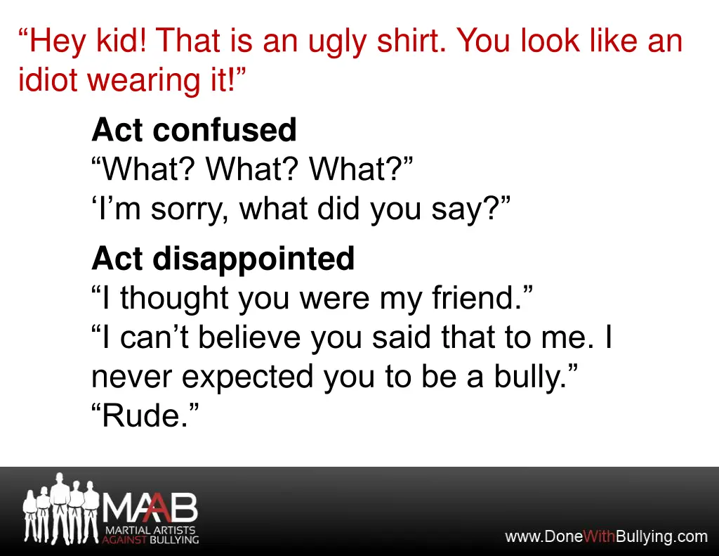 hey kid that is an ugly shirt you look like 2
