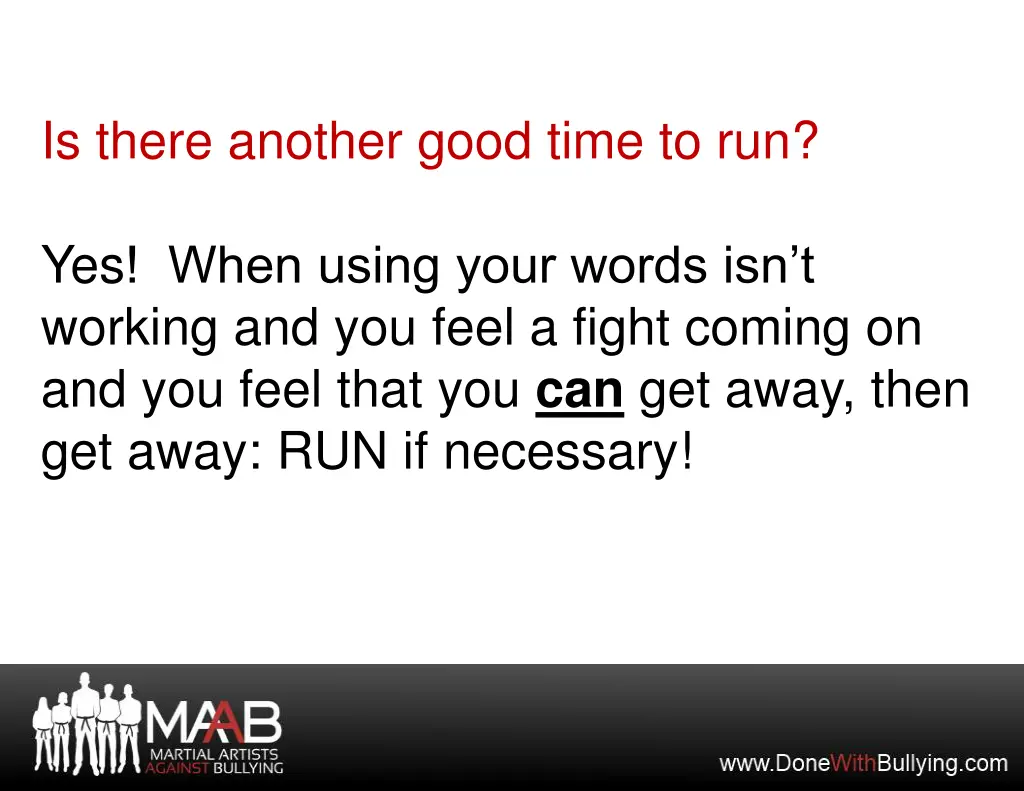 is there another good time to run