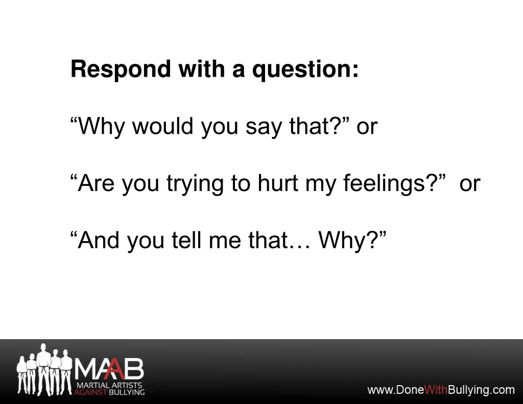 respond with a question