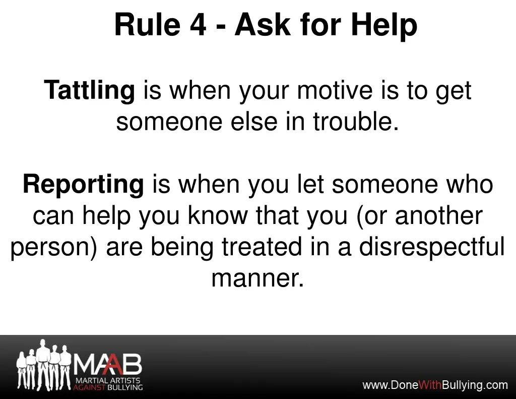 rule 4 ask for help 1