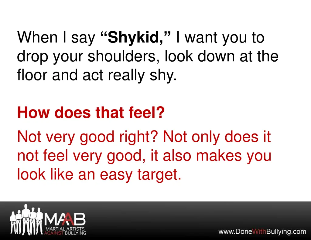 when i say shykid i want you to drop your