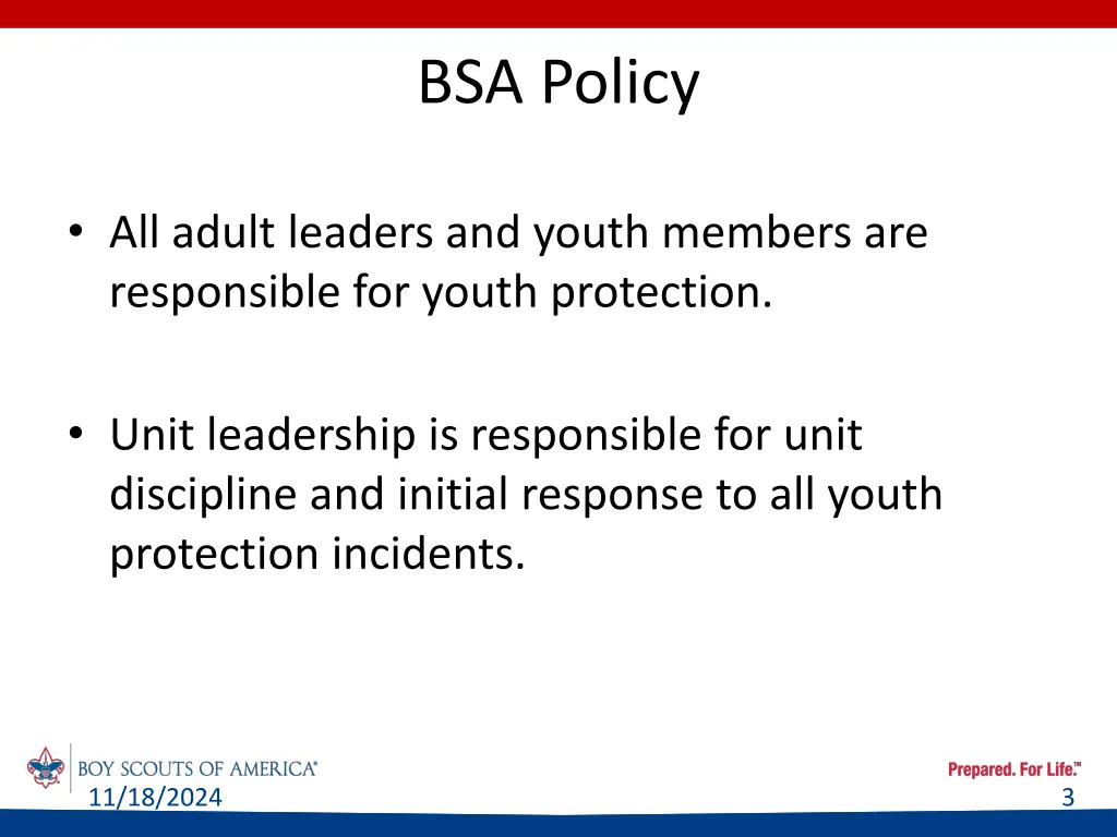 bsa policy