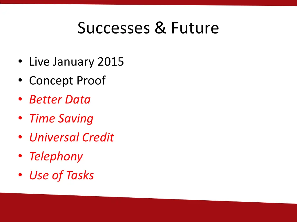 successes future