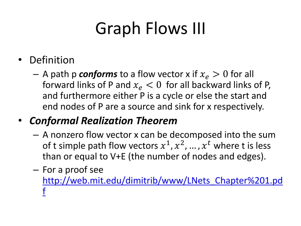 graph flows iii