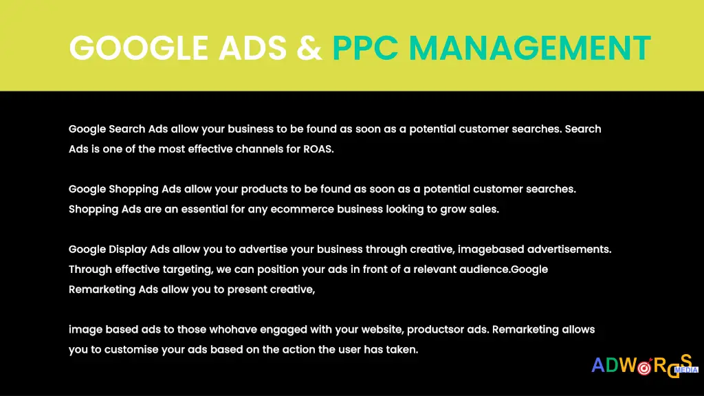 google ads ppc management