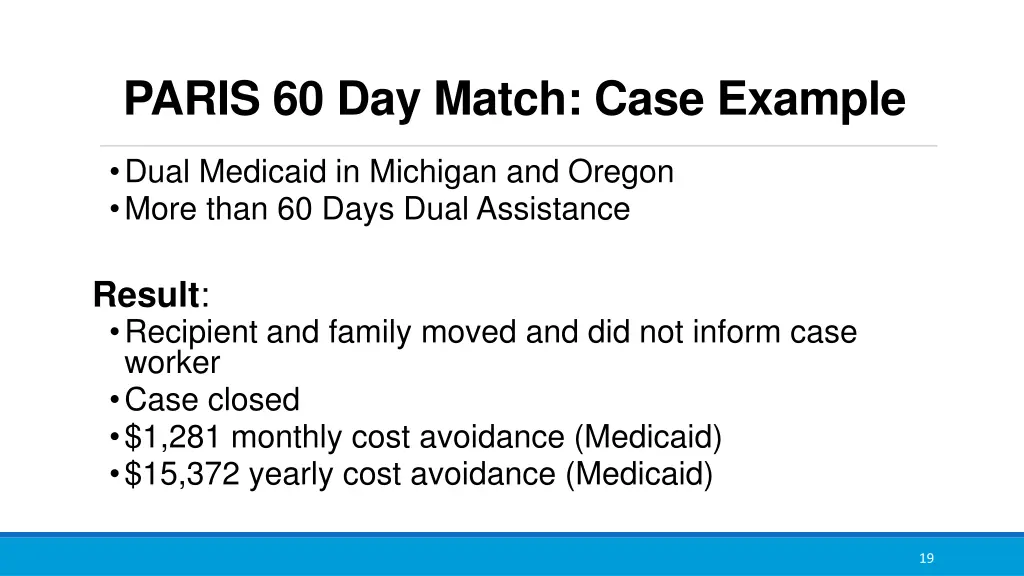 paris 60 day match case example