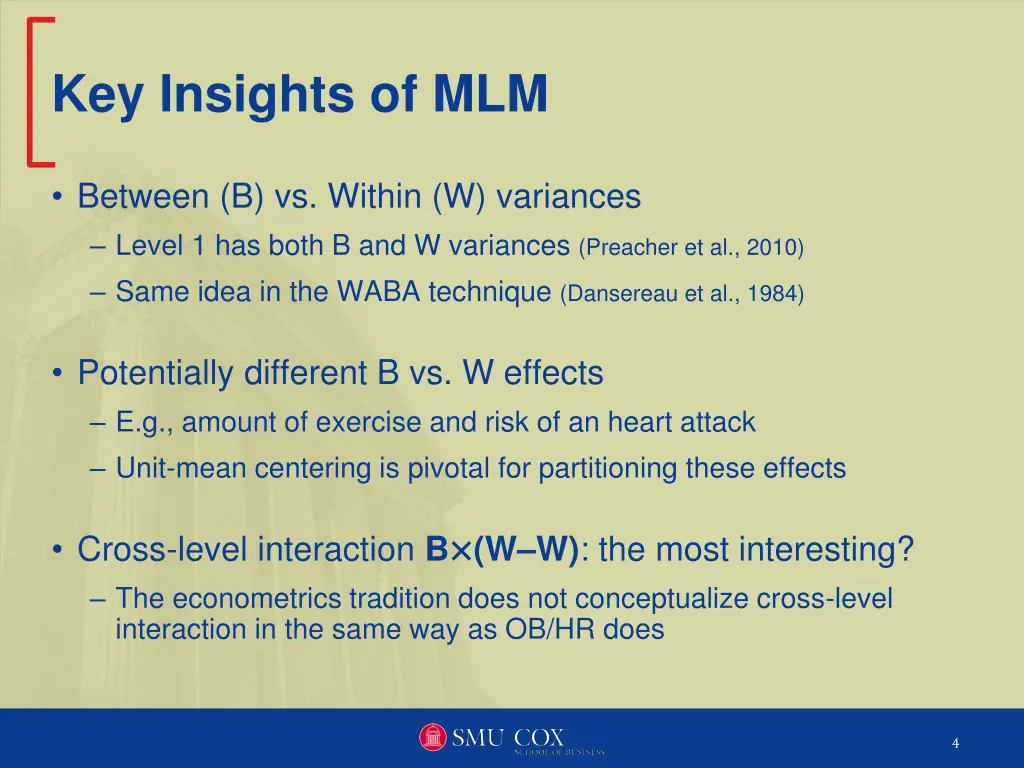 key insights of mlm