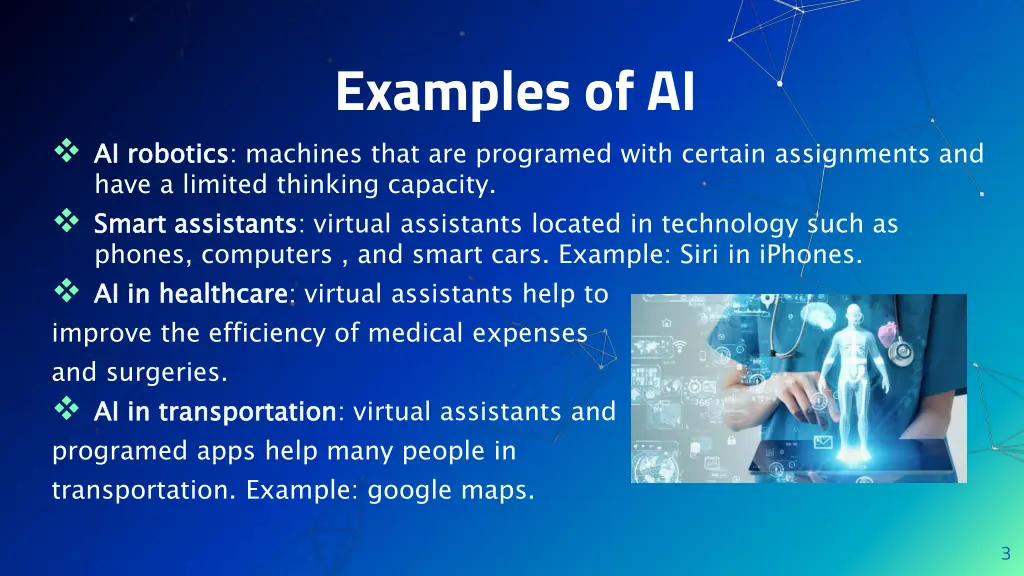 examples of ai