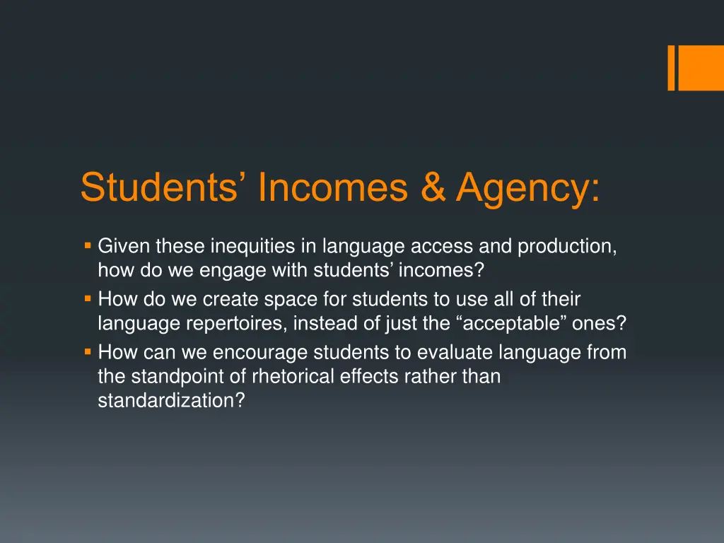 students incomes agency