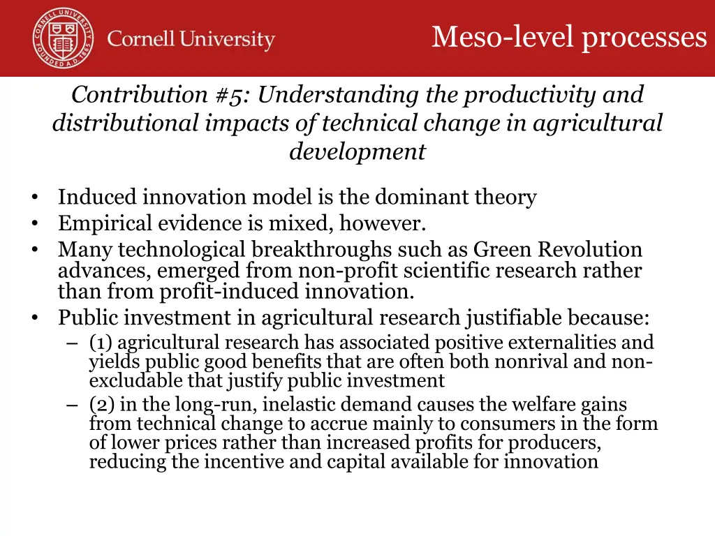 meso level processes