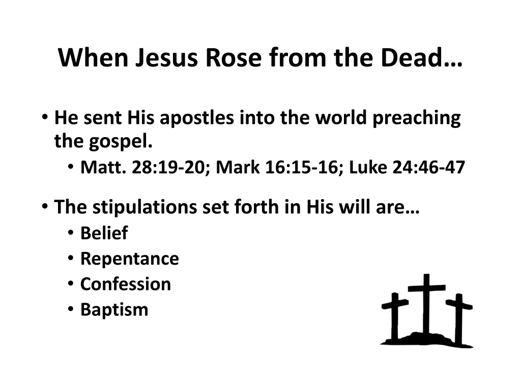 when jesus rose from the dead