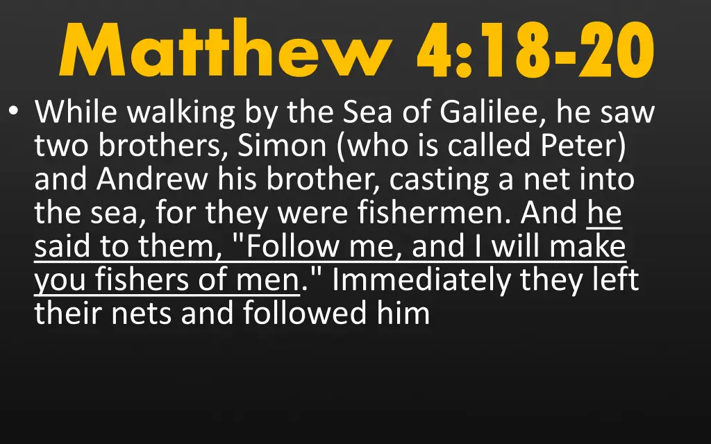 matthew 4 18 while walking by the sea of galilee