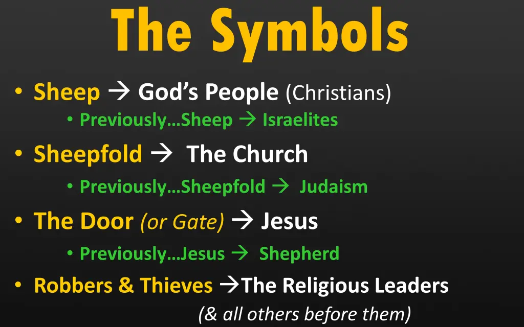 the symbols sheep god s people christians