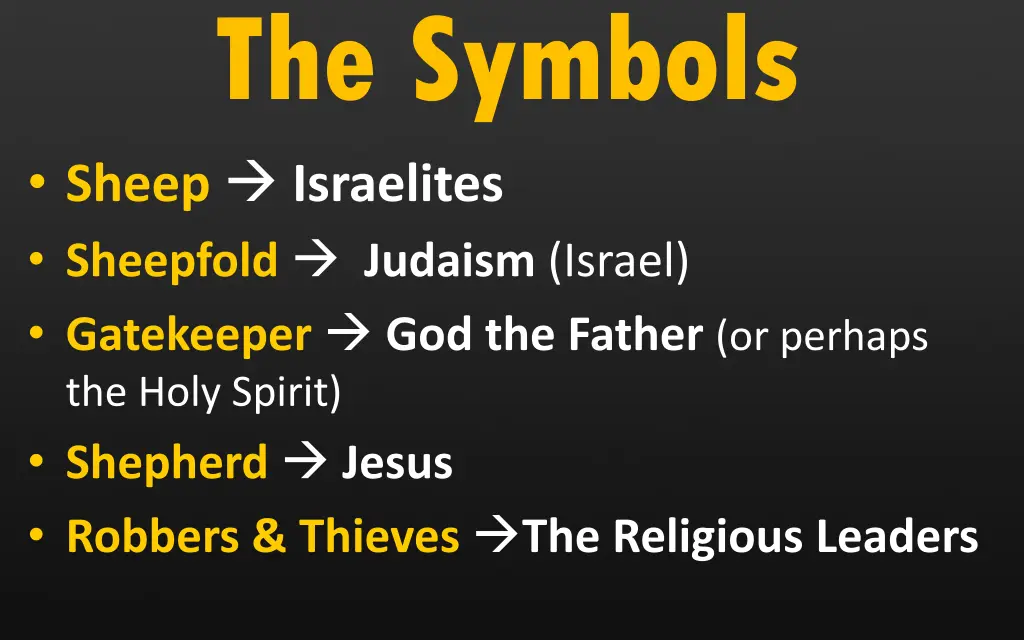 the symbols sheep israelites sheepfold judaism