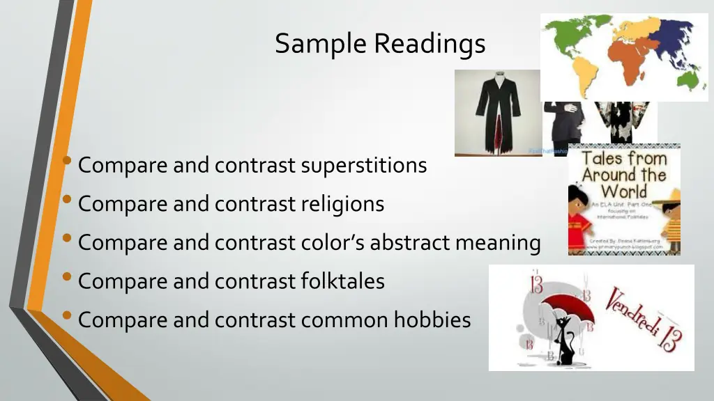 sample readings