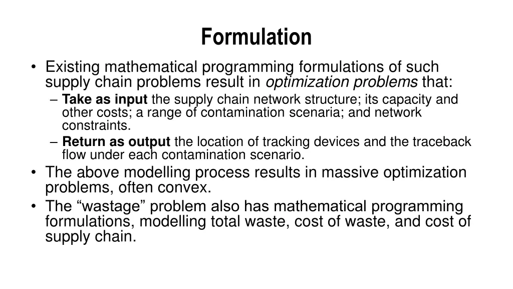 formulation