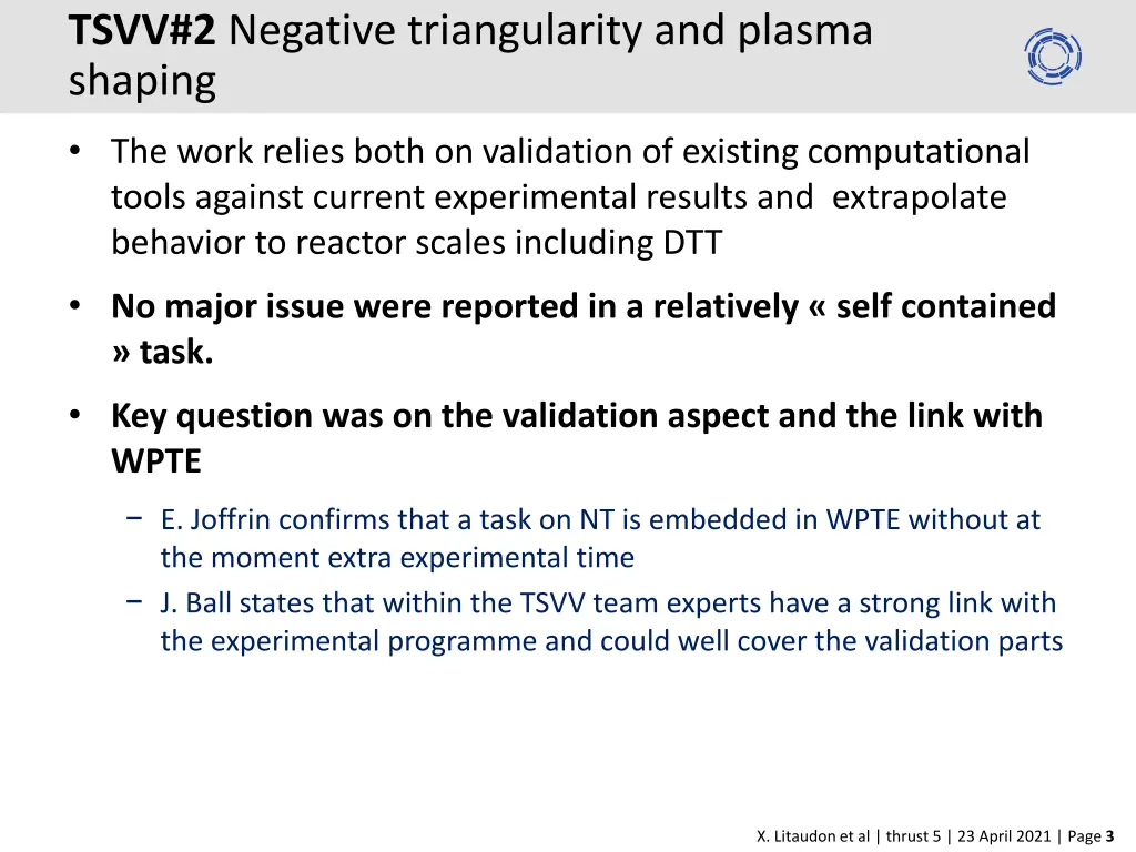 tsvv 2 negative triangularity and plasma shaping