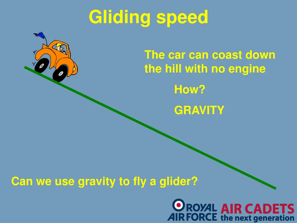 gliding speed