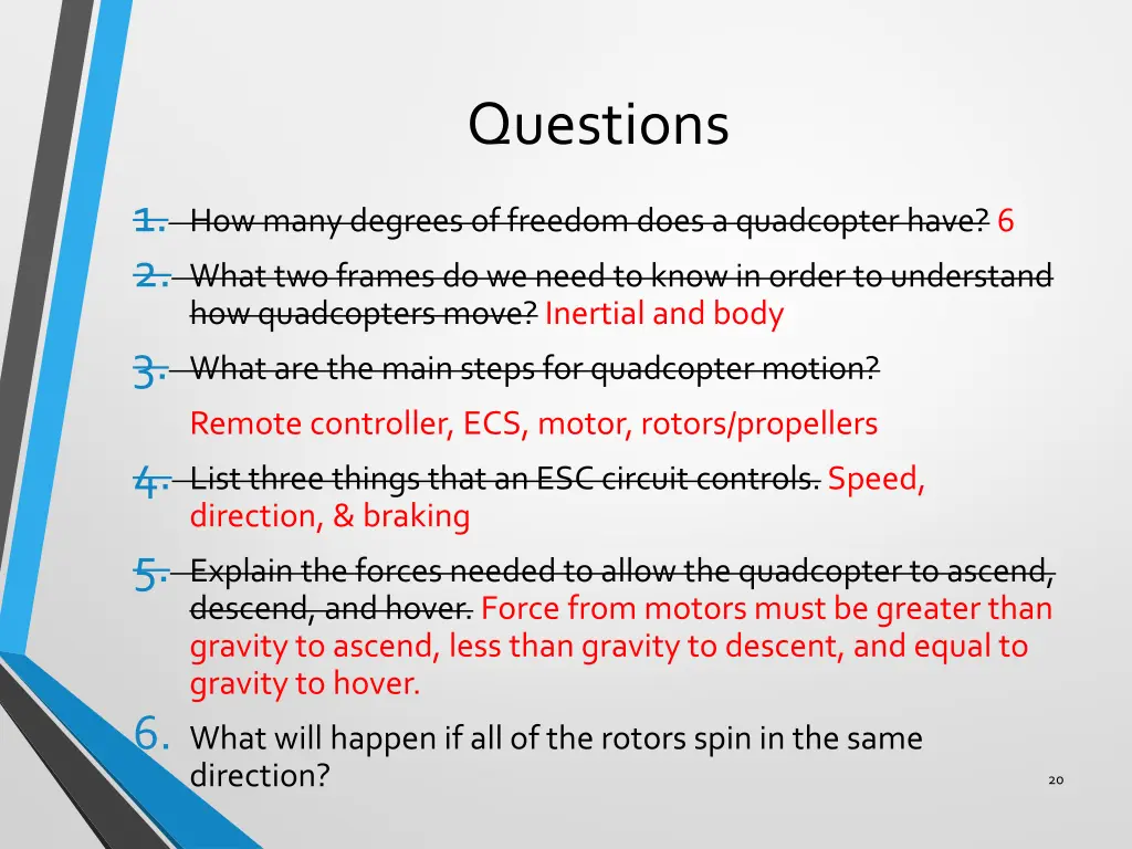 questions 6