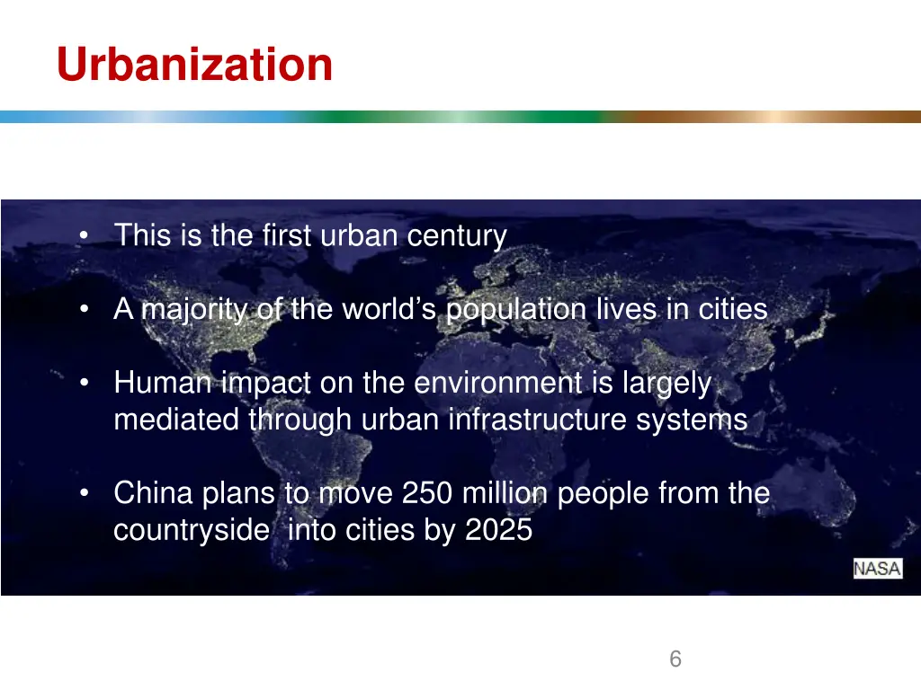 urbanization