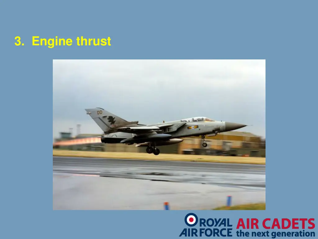 3 engine thrust