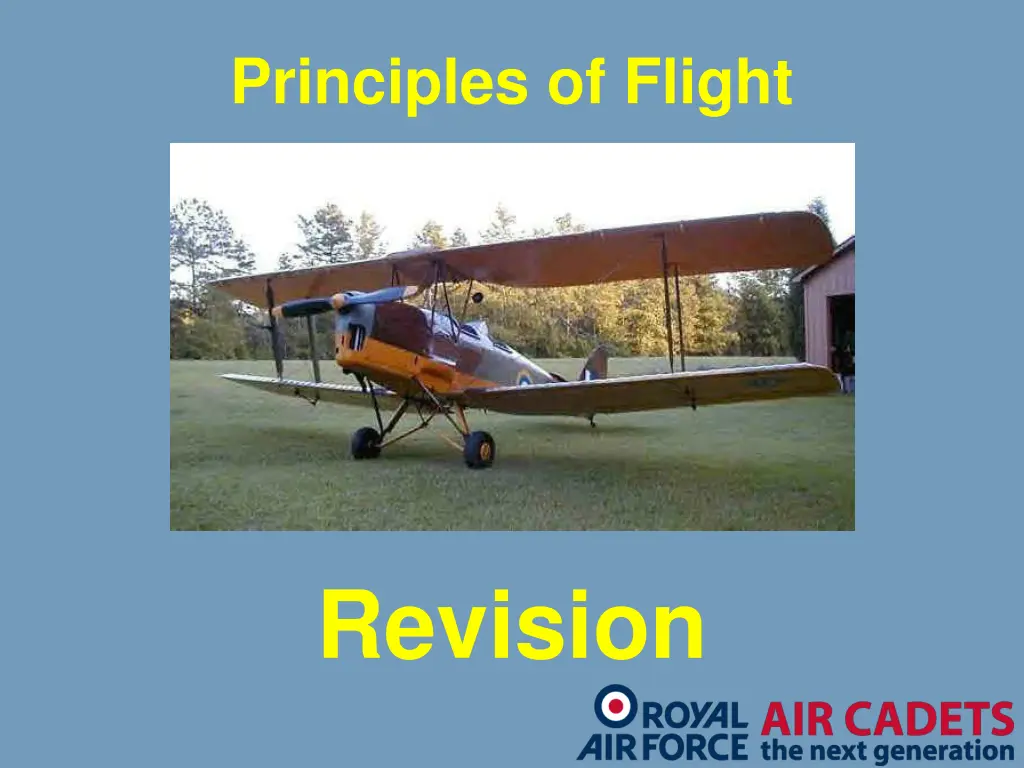 principles of flight