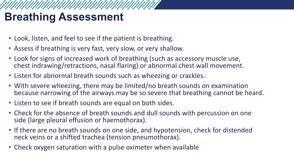 breathing assessment