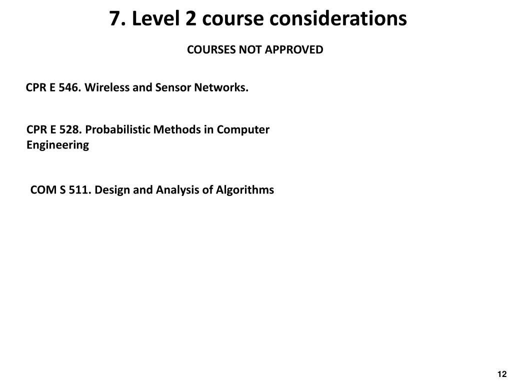 7 level 2 course considerations 3